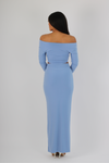 Wrap top and maxi skirt double lined