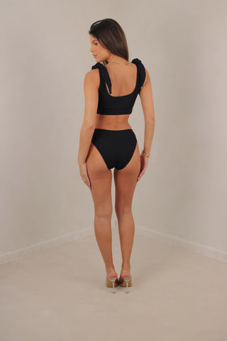 Kady Tie shoulder bikini set