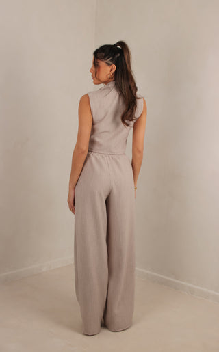 Freya linen loose leg trouser (Available in all leg lengths)