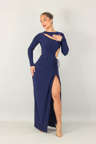 Phoenix long sleeve maxi dress sample sale