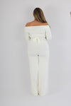 Tie front crop & Zara trousers co ord set