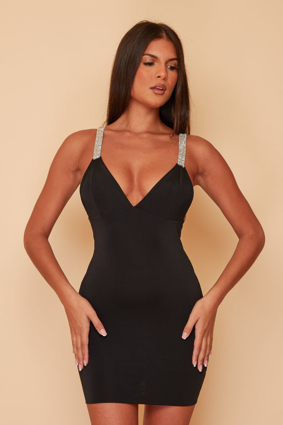 Sale Sienna Black mini dress 6-8