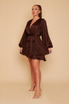 New Colour Madison Dress with oversized Sleeves