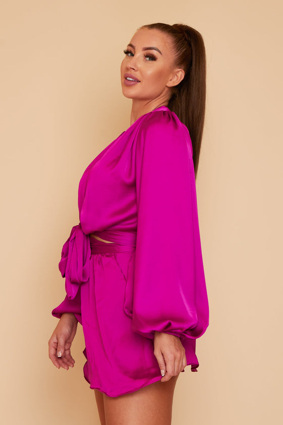 ARIA MINI WRAP SKIRT