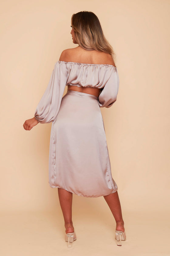 Havanna Silky Gathered Top