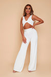 Ivory Rea Top & Zara Trouser Co-ord Set (RTS)