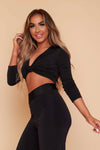 ZARA TROUSERS AND LONG SLEEVE TOP CO-ORD