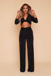 ZARA TROUSERS AND LONG SLEEVE TOP CO-ORD