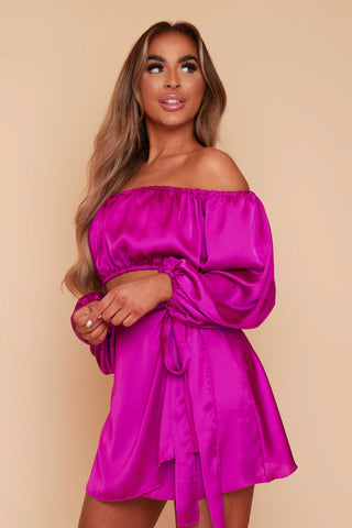 Lily Wrap Mini Skirt