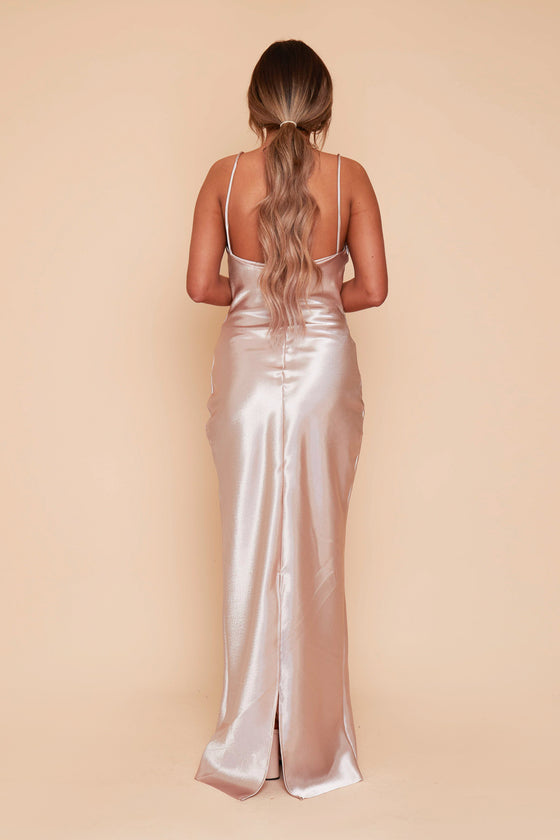 Sale champagne bridal / prom dress size 8
