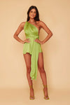 LIME FLORENCE MULTIWAY PLAYSUIT (READY TO SHIP)