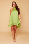 Anya Backless Halter Dress