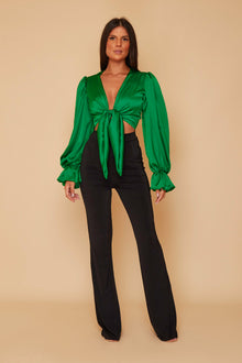  Milanna Top With Oversized Sleeves