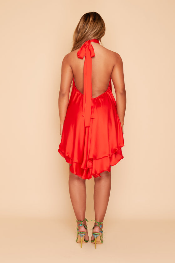 Anya Layered Halter Dress (More Colours Available)