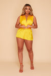 YELLOW FLORENCE MULTIWAY PLAYSUIT