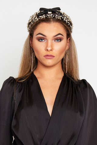 Giselle Silky Maxi Dress With Bell Sleeves and belt