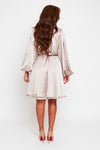 MADISON Midi Length Mink Oversized Sleeve Floaty Dress