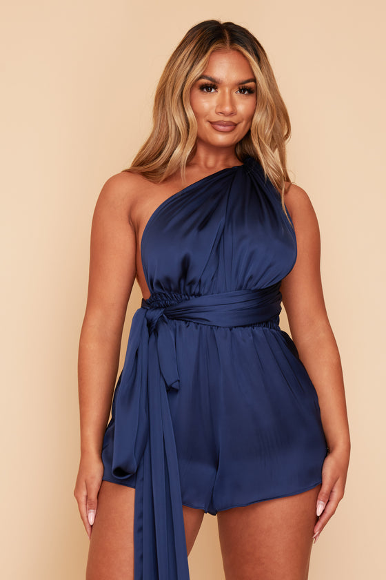 NAVY FLORENCE MULTIWAY PLAYSUIT