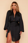 Maria set Silky Wrap Top With wrap skirt