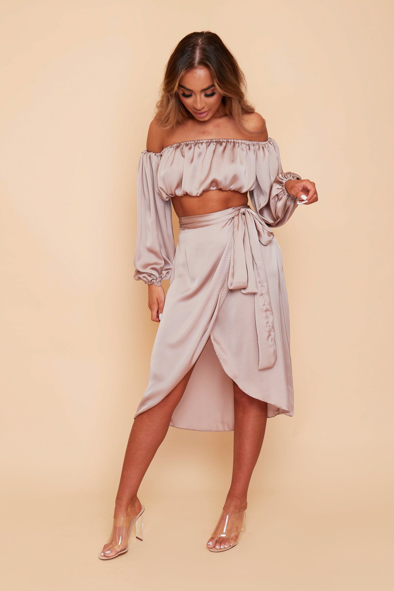 Valencia Silky Wrap Skirt