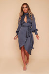 Lydia Open Back High Neck Top