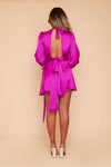 Lydia Open Back High Neck Top