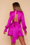 Lydia Open Back High Neck Top