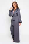 Zaire Silk Feel Loose Leg Jumpsuit