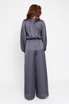 Zaire Silk Feel Loose Leg Jumpsuit