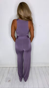 Mauve high neck bodysuit With Matching Mini Scrunchy (More Colours Available)
