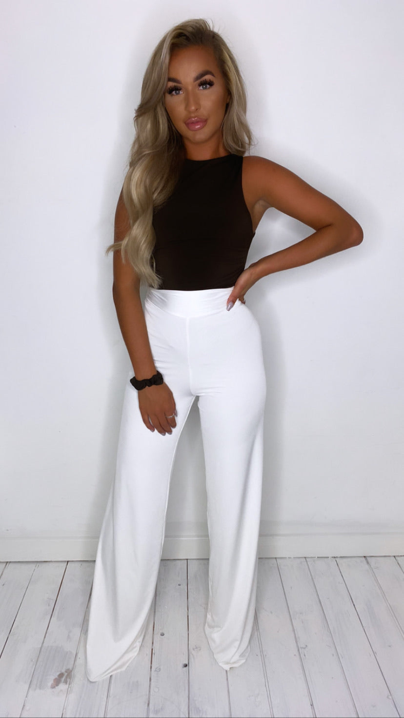 Maia high neck double lined bodysuit